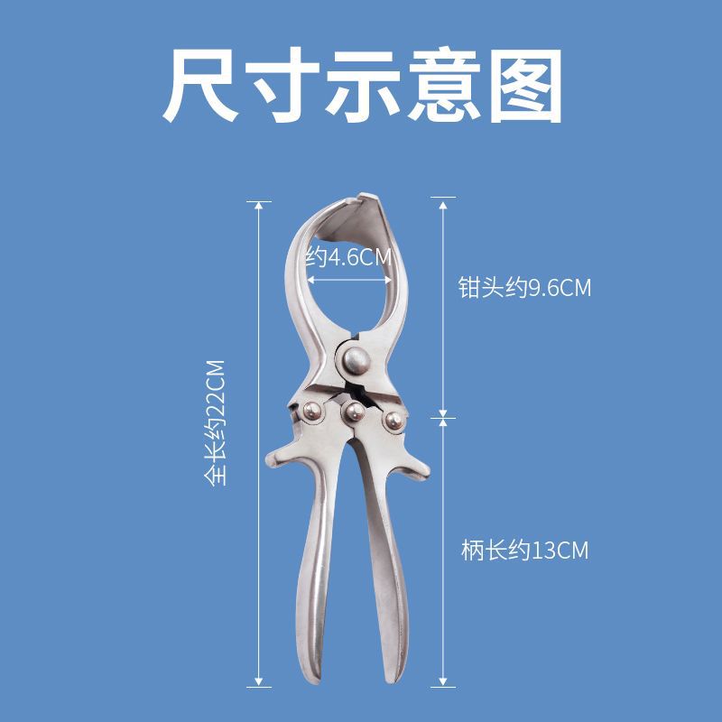 Alicates de castracion de cerdo alicates de corte pinza de huevo pequeño animal sin sangre alicates de castracion de acero inoxidable alicates de castracion veterinaria