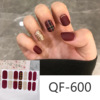 Christmas nail stickers, cute waterproof detachable fake nails for nails