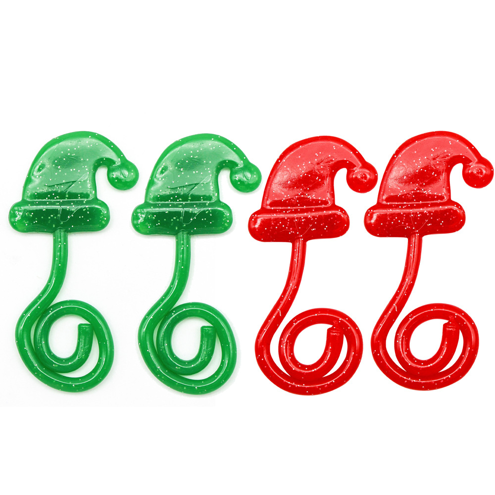 12 Navidad Día de San Valentín TPR Vent juguetes elástico retráctil pegajoso mano pared escalador catapulta Turquía