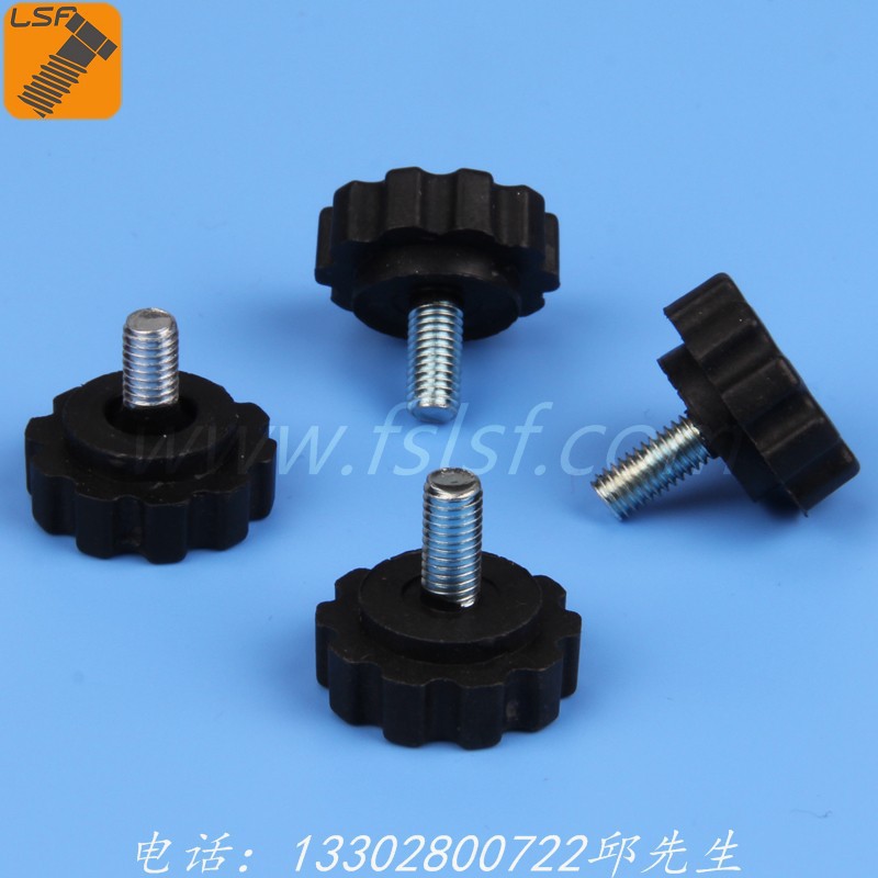 不锈钢胶头螺栓 304手拧螺丝 美制塑胶头螺丝 量大从优