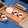 Wholesale bamboo tray tea tray household bamboo tea tray minimalist size hotel office tea ceremony tea set