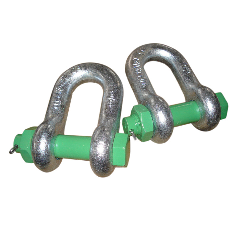 美式高强度卸扣G-2150S-起重吊装索具U型螺栓螺母卡扣钢丝绳可卸