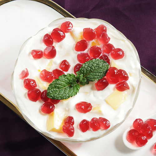 Dunhuang Original Hantian Crystal Ball 1kg Milk Tea Dessert Ingredients Hi Tea Crispy Bobo Strawberry Brown Sugar Bobo Crystal Ball