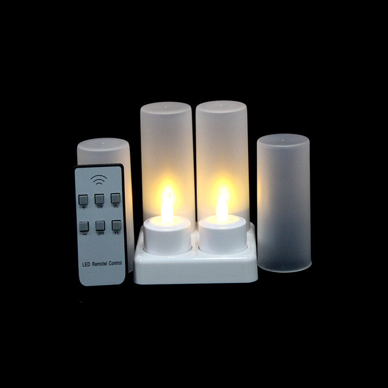 Precio de fábrica al por mayor de Navidad día de luz de la Vela decorativa recargable LED té luz de la cera de boda confesión diseño Bar Restaurante