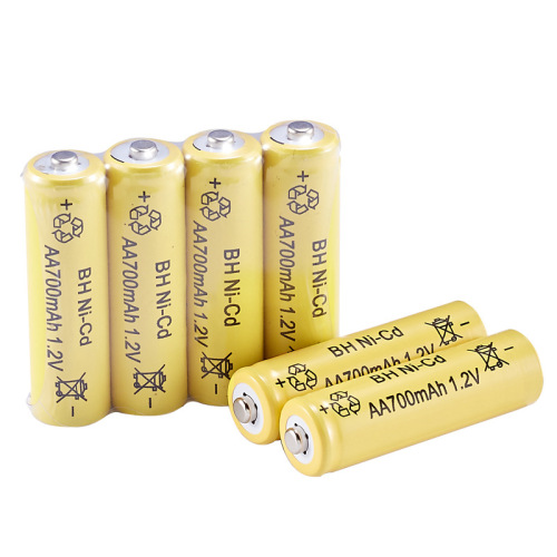 5th rechargeable battery AA nickel-cadmium NI-CD children's toy electronic piano BH yellow 1.2V700mAH rechargeable battery 
