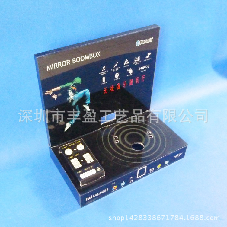 来图来样生产有机玻璃耳机展示架 亚克力蓝牙耳机架