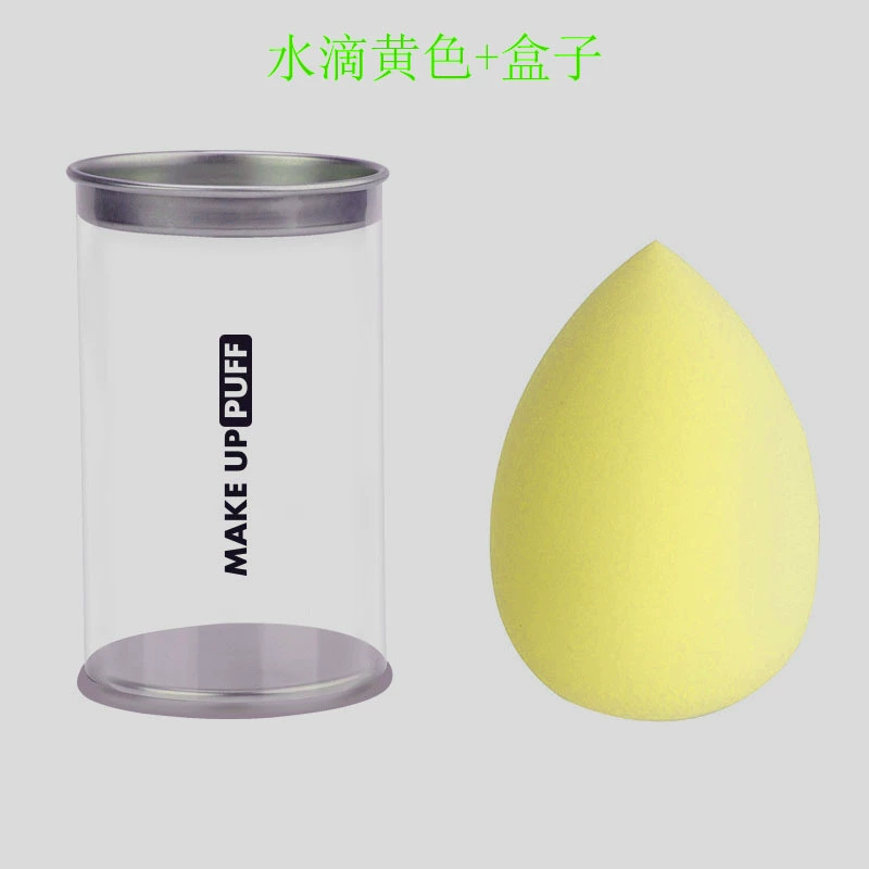 Губка для макияжа Beauty Egg, формы тыква/капля/ломаная, супермягкая, двойного назначения влажная или сухая, прозрачный флакон