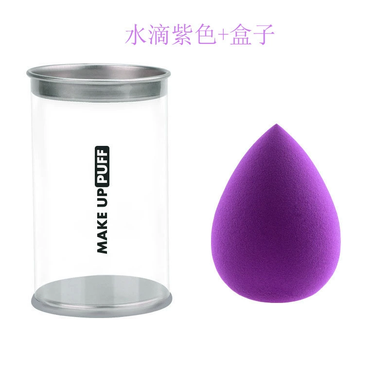 Губка для макияжа Beauty Egg, формы тыква/капля/ломаная, супермягкая, двойного назначения влажная или сухая, прозрачный флакон