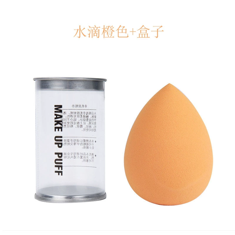 Губка для макияжа Beauty Egg, формы тыква/капля/ломаная, супермягкая, двойного назначения влажная или сухая, прозрачный флакон