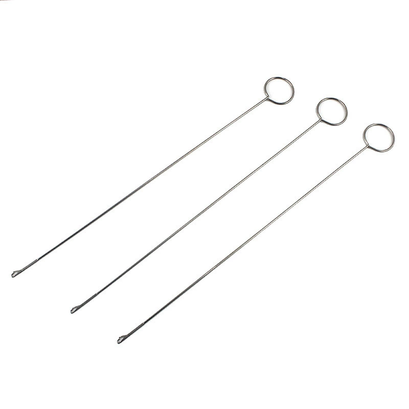 27 см большое прочное металлическое кольцо Метатель ремня из нержавеющей стали удлиненный вязанный крючком антилининовый инструмент для ношения ремня оптовая продажа