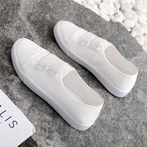 Canvas shoes women's shoes new versatile Korean version ulzzang 2024 summer and autumn student whiteboard shoes trendy shoes