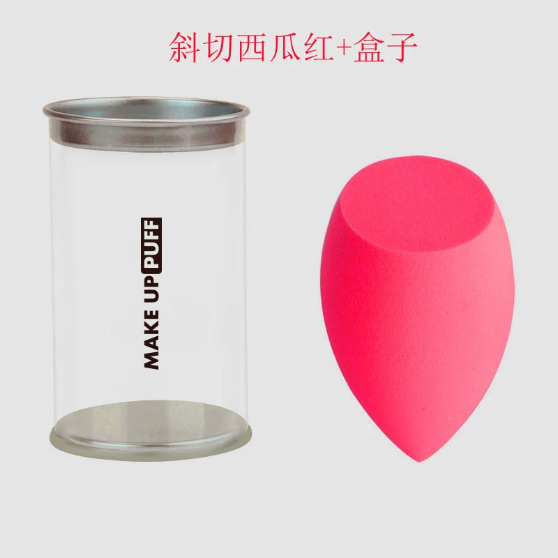 Губка для макияжа Beauty Egg, формы тыква/капля/ломаная, супермягкая, двойного назначения влажная или сухая, прозрачный флакон