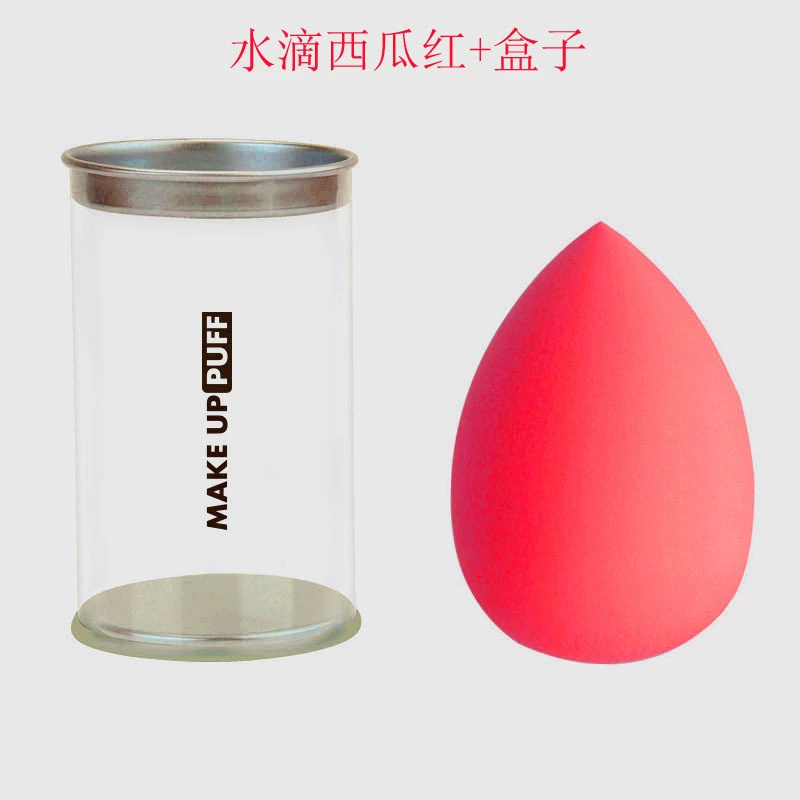 Губка для макияжа Beauty Egg, формы тыква/капля/ломаная, супермягкая, двойного назначения влажная или сухая, прозрачный флакон