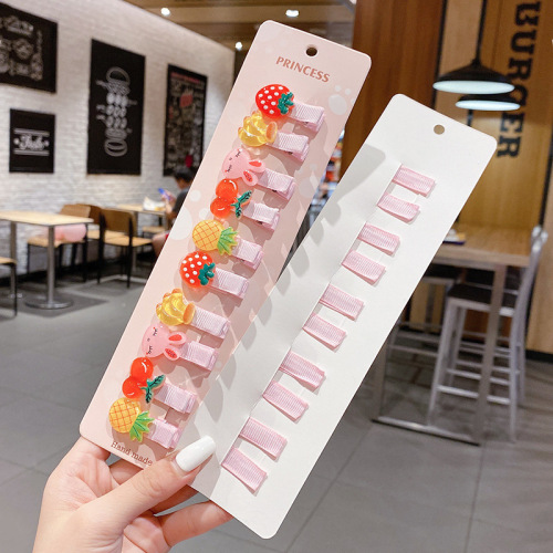 Korean children's hair accessories baby hair clip little girl does not hurt hair duckbill clip baby bangs clip cute hair clip for girls