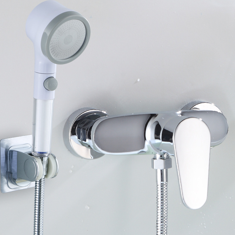 Imperial shower hot and cold mixing valve faucet plating bathroom new shower head booster massage faucet Imperial shower hot and cold mixing valve faucet plating bathroom new shower head booster massage faucet