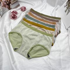 四葉草日系女士內褲女 中腰無縫石墨烯女式內褲少女嬰兒純棉
