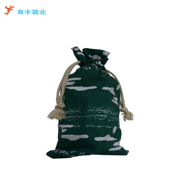 广州工厂供应束绳帆布袋 彩色热转印帆布袋 抽绳棉帆布广告袋