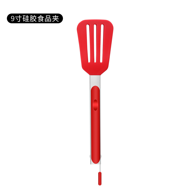 Clips de alimentos de silicona personalizados comedor casero buffet horneado hotpot barbacoa pasta de carne clip de alimentos de acero inoxidable