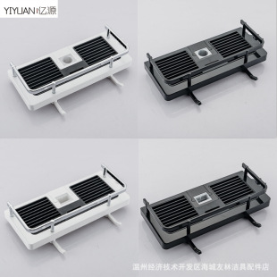 Shower Rack Household Bathroom Bathroom Lifting Bracket Non-perforated Toilet Shower Rod Tray Storage