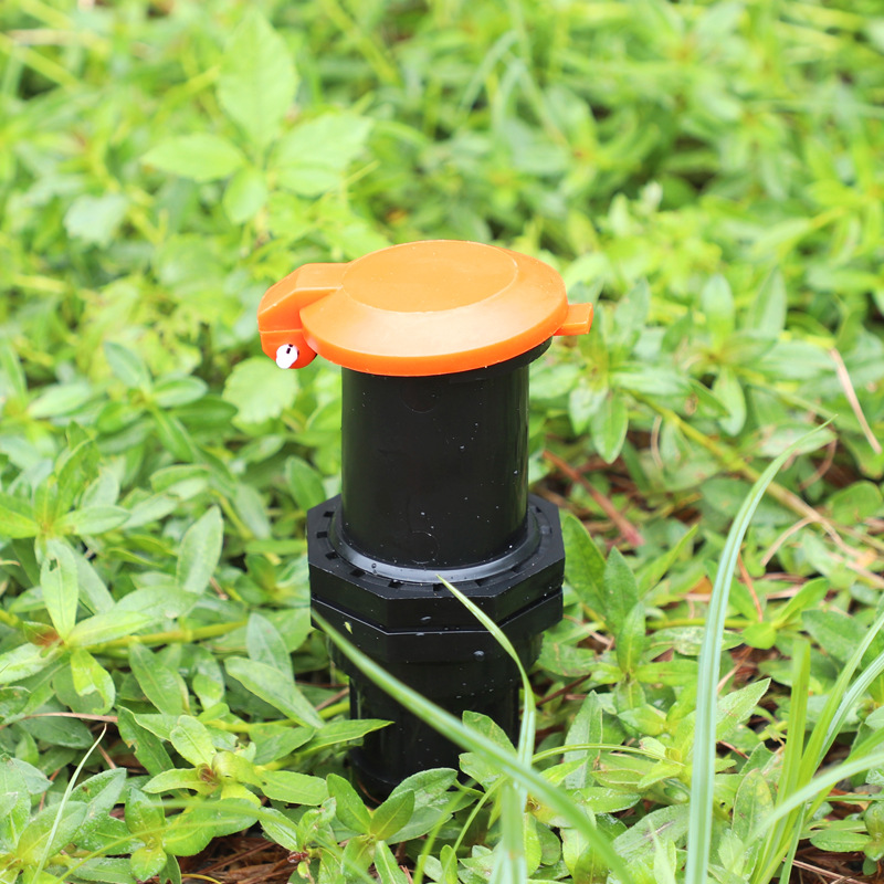 Válvula de toma de agua naranja de 6 puntos estilo Leo jardín granja huerto accesorios de riego por pulverización sin impuestos