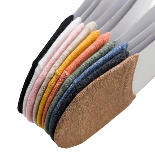 Front half socks, half socks, women's front foot socks, summer invisible socks, high heels socks, invisible cotton boat socks for women