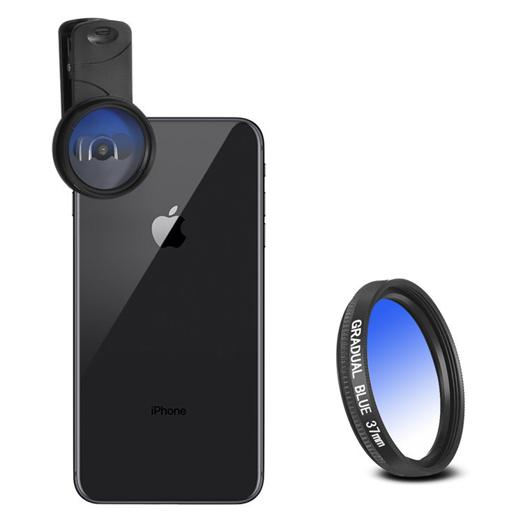 Fábrica al por mayor 0.45x ultra gran angular lente macro teléfono móvil SLR cámara externa efectos especiales lente de teléfono móvil