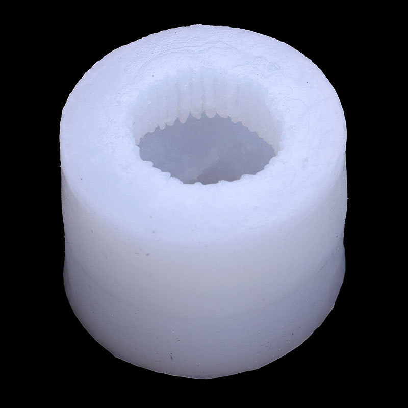 Tridimensional muffin taza queso forma aromaterapia yeso silicona molde Fondant chocolate simulación vela aromaterapia molde