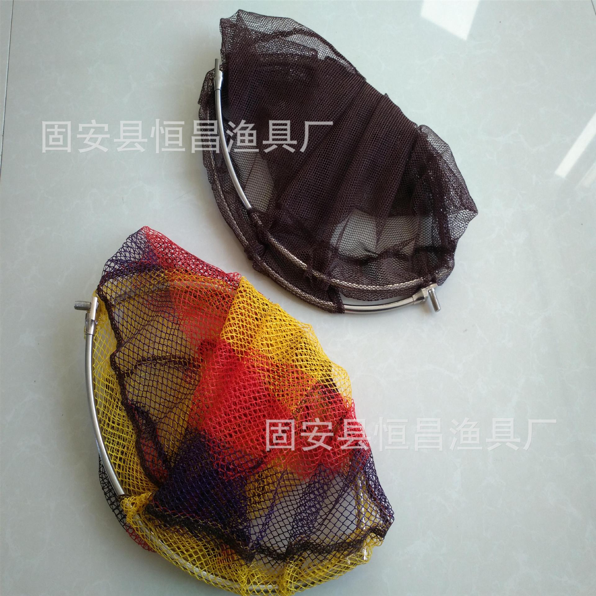 厂家批发抄网头,不锈钢涂胶网头8mm,螺丝直径35cm40cm50jcm防缠绕