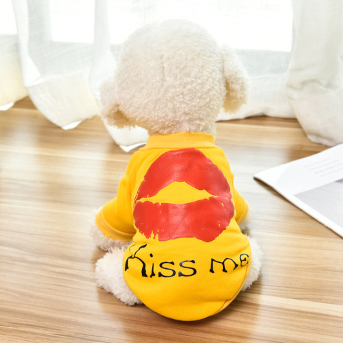 Manufacturer wholesale dog clothes, autumn, spring and autumn sweatshirts, Teddy Bichons, small puppies, cats, summer pet clothing