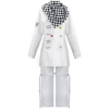 Set, trousers, scarf, belt