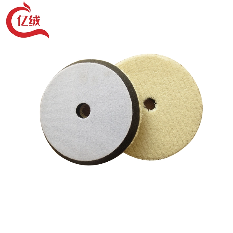 Sponge polishing cloth, waxed mechanical set