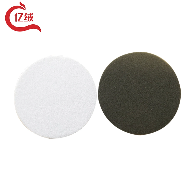Sponge polishing cloth, waxed mechanical set