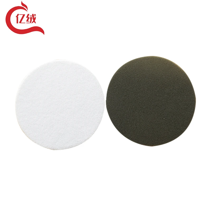 Sponge polishing cloth, waxed mechanical set