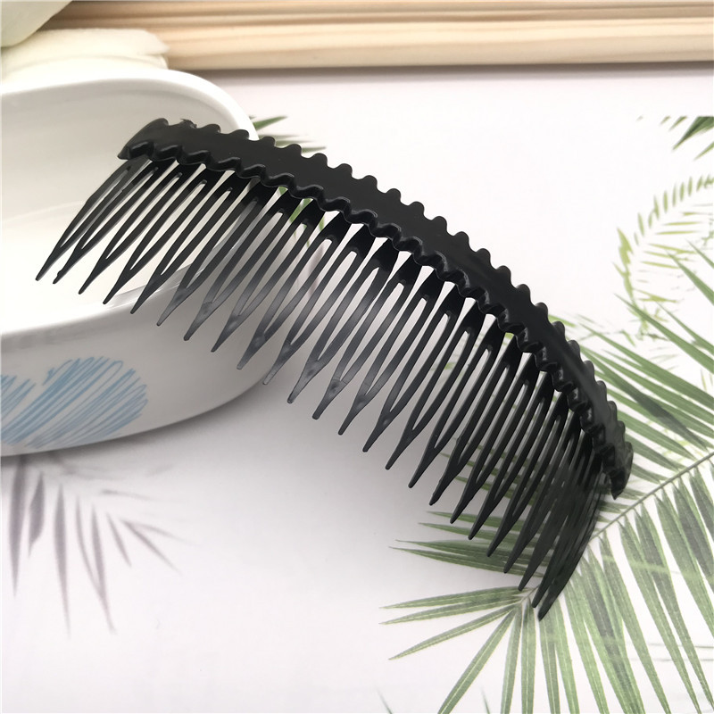 Venta caliente de plástico onda recta tablero de luz peine de pelo grande insertar peine un yuan tienda de suministro accesorios de cabeza de un yuan