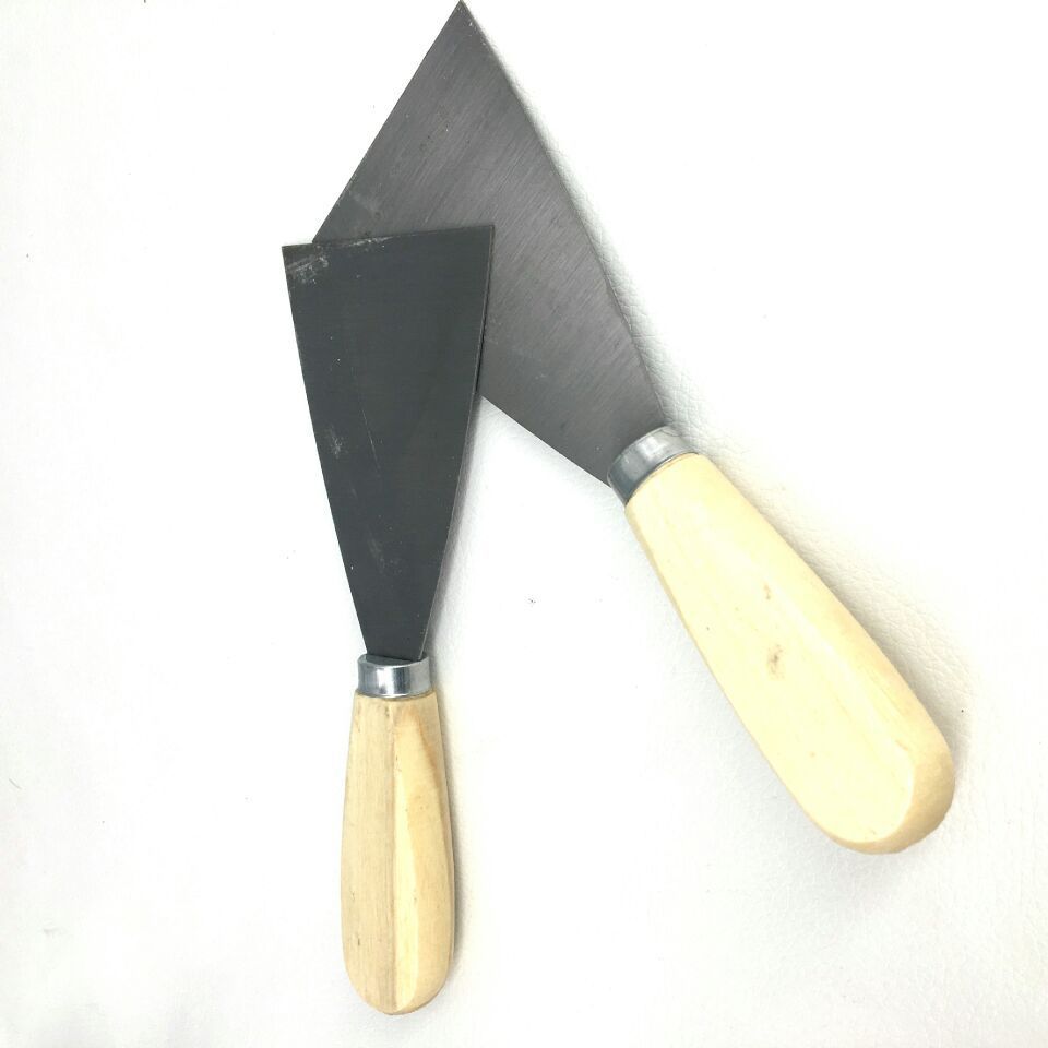 加厚木柄油灰刀批灰刀装修腻子铲铁板炒饭铲子煎饼铁铲刀油漆抹刀