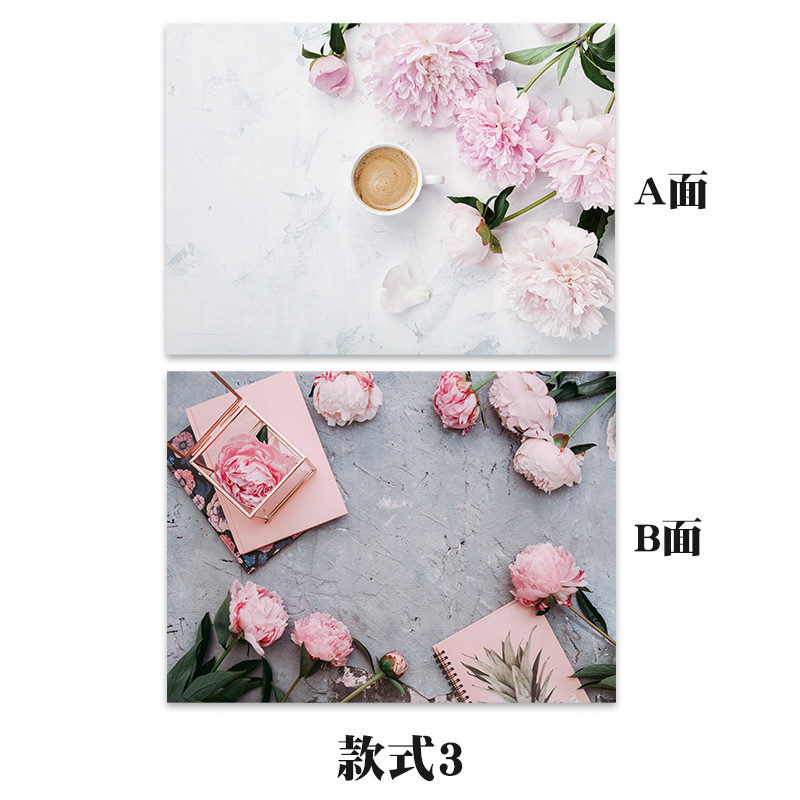 En línea de la celebridad 3D tridimensional de doble cara de fondo de papel fotografía apoyos adornos belleza comida a juego de tiro de fondo