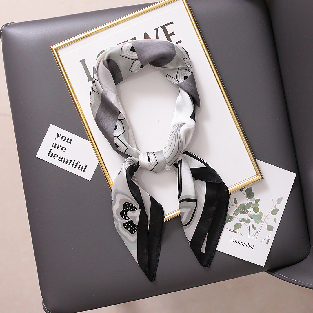 Thin Spring/Summer/Autumn/Winter New Silk Korean Edition Dongdaemun 70 Small Square Versatile Multi functional Scarf_voghion.com