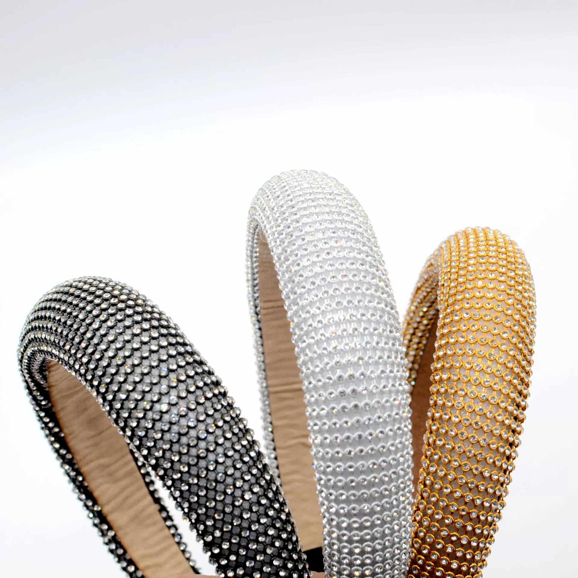 Губка-ободок, (跨境贸易), европейский стиль, бриллиантовая инкрустация, Южная Корея, корейский стиль