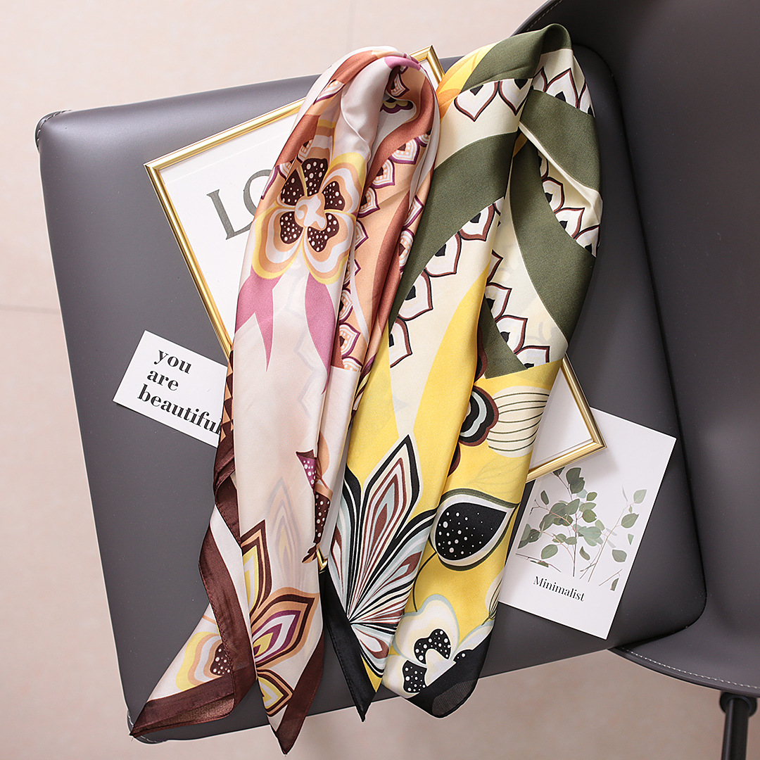 Thin Spring/Summer/Autumn/Winter New Silk Korean Edition Dongdaemun 70 Small Square Versatile Multi functional Scarf_voghion.com