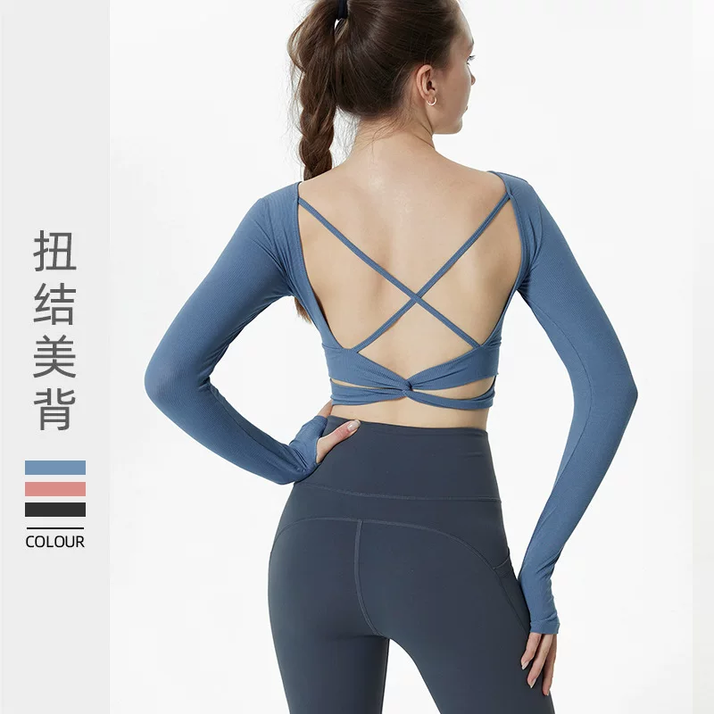 Демисезонная longsleeve, спортивная одежда, подтяжки, топ с чашечками, высокое качество, красивая спина