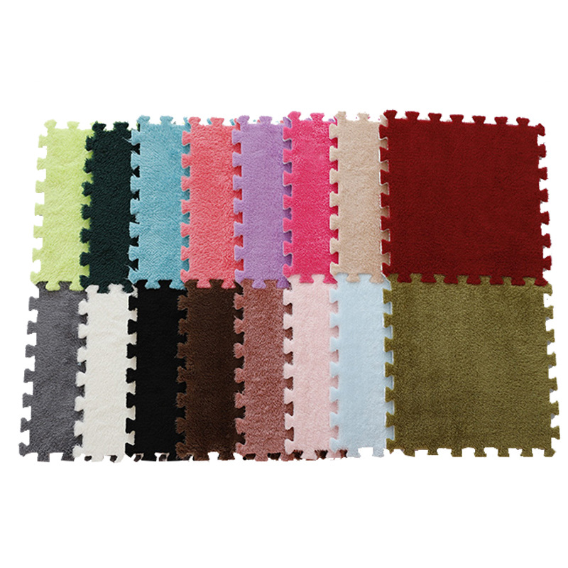 Dormitorio Full-shop hogar engrosada costura alfombra de piso de área grande máquina de corte de la alfombra de gamuza lavable fabricante