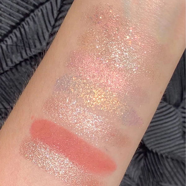DIKALU Transparent acrylic matte eyeshadow palette