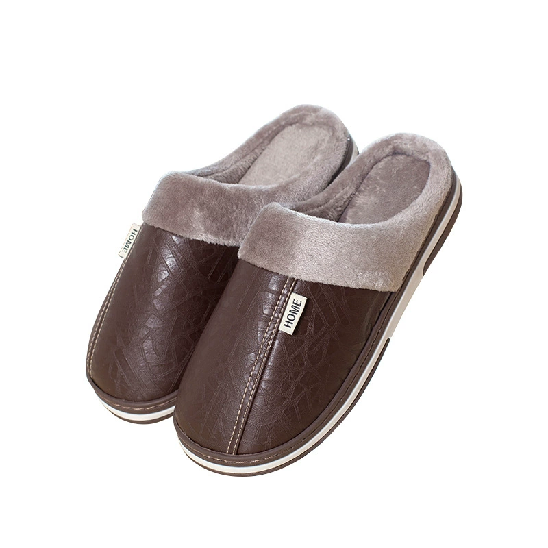 (Cross-border trading), polyurethane winter keep warm slippers, plus size