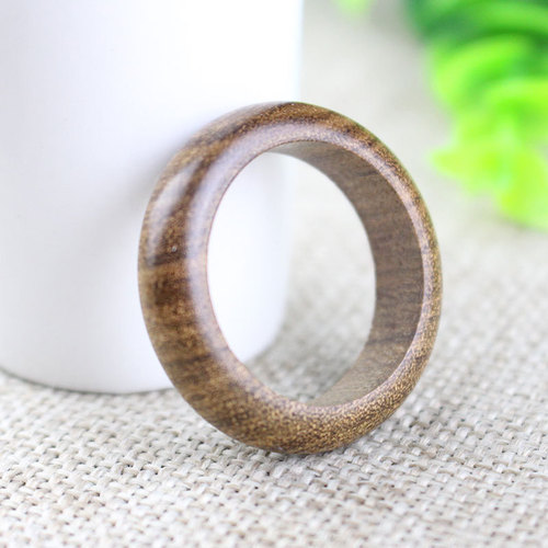 Sandalwood Ring Running Ring Men's and Women's Rings Buddha Beads Accessories Black Sandalwood Rosewood Tanabata Valentine's Day Gift