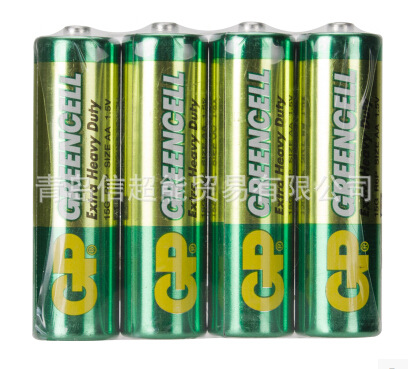 GP超霸 AA 5号 15G 碳性电池 4粒收缩装 GP15G-BJ4