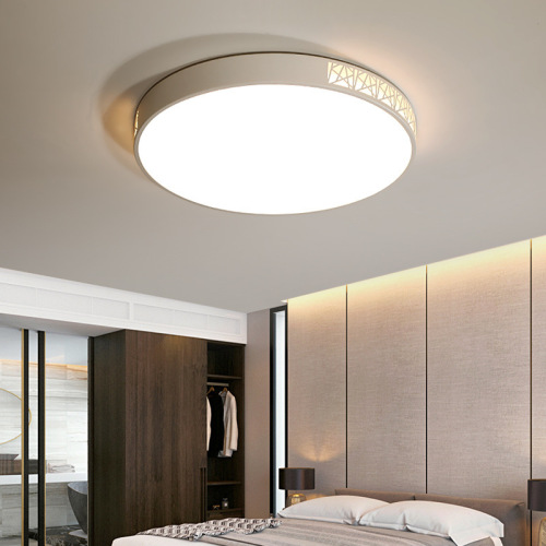 led round ceiling lamp rectangular living room lamp intelligent voice control bedroom lamp study hollow lamp lighting