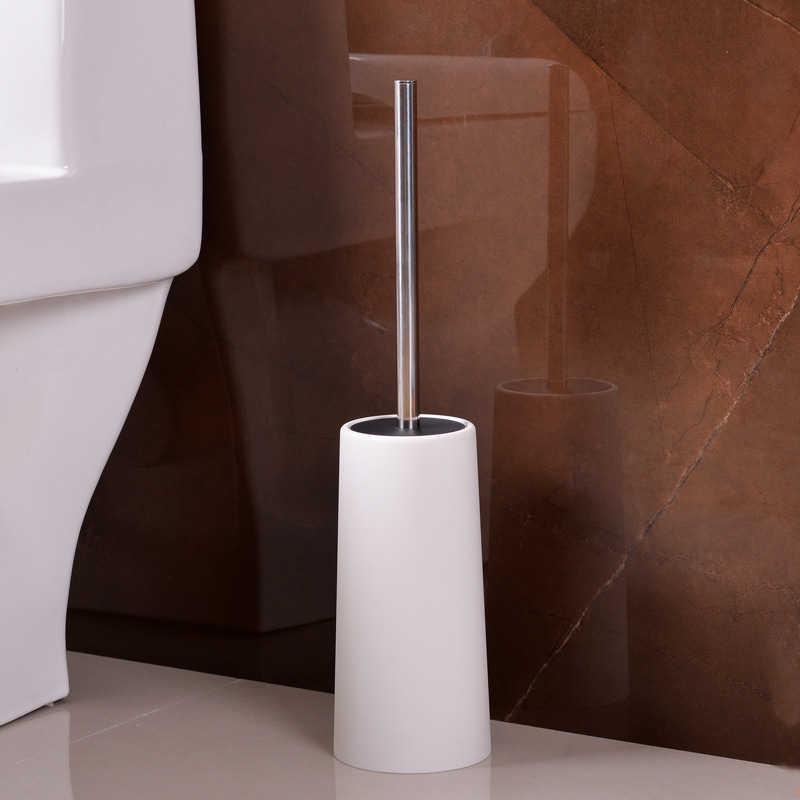 Baño aseo limpieza suministros aseo cepillo traje base de plástico mango de acero inoxidable para traje de hotel