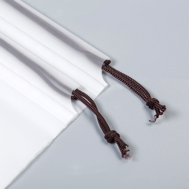 Bolsa con Cordón Esmerilada para Zapatos y Calcetines, Bolsa de Almacenamiento a Prueba de Polvo, Bolsa con Cordón para Toallas Faciales, Bolsa con Cordón de PE para Ropa al por Mayor