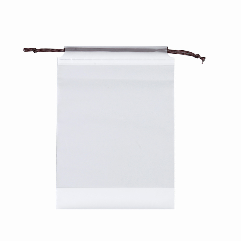 Bolsa con Cordón Esmerilada para Zapatos y Calcetines, Bolsa de Almacenamiento a Prueba de Polvo, Bolsa con Cordón para Toallas Faciales, Bolsa con Cordón de PE para Ropa al por Mayor