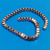 Box stainless steel, metal chain, electronic accessory with pigtail from pearl, wholesale